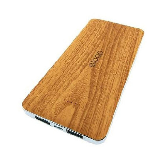 Eloop Power Bank 13000 mAh E13 Wooden Eloop Power Bank 13000 mAh E13 Wooden
