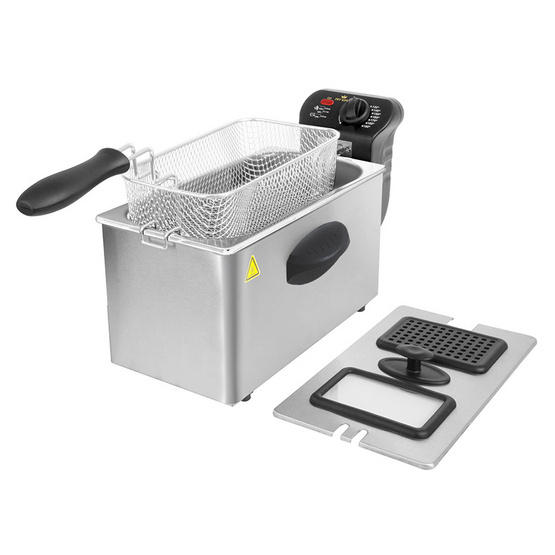 FRY KING เตาทอดไฟฟ้า 1 อ่างทอด รุ่น FR-35 ( ความจุ 3.5 ลิตร ) / สแตนเลส FRY KING เตาทอดไฟฟ้า 1 อ่างทอด รุ่น FR-35 ( ความจุ 3.5 ลิตร ) / สแตนเลส