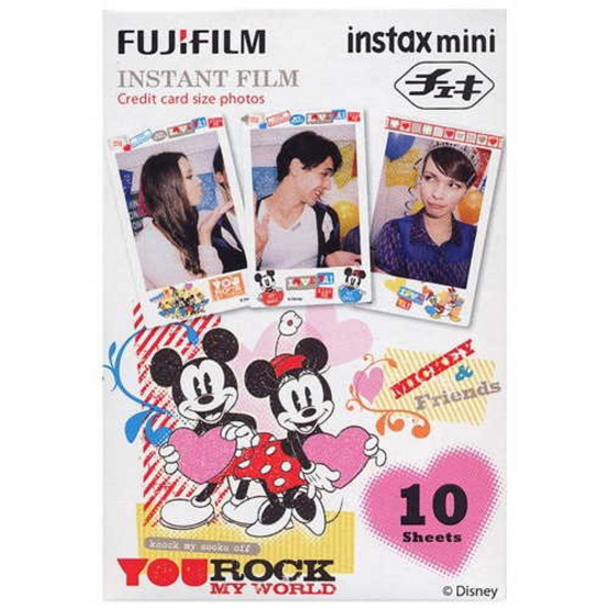 Fujifilm ฟิล์ม Instax Mini Film ลาย Mickey Rock Fujifilm ฟิล์ม Instax Mini Film ลาย Mickey Rock