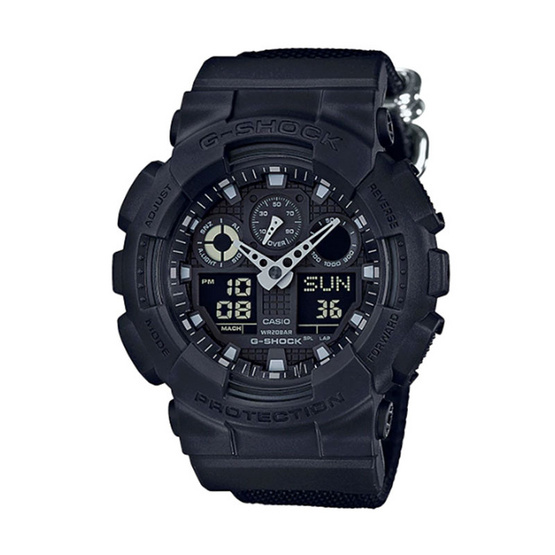 G-Shock นาฬิกาข้อมือ Analog-Digital รุ่น GA-100BBN-1ADR G-Shock นาฬิกาข้อมือ Analog-Digital รุ่น GA-100BBN-1ADR