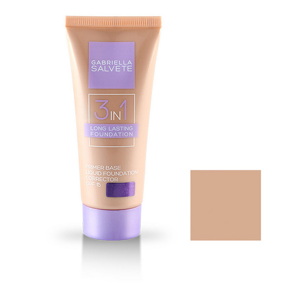 Gabriella Salvete 3 in 1 Primer Base Liquid Foundation Corrector 30ml. Gabriella Salvete 3 in 1 Primer Base Liquid Foundation Corrector 30ml.