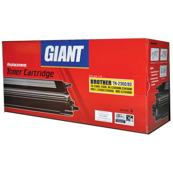 Giant ตลับหมึกเลเซอร์ Toner Brother TN2360/2380 Giant ตลับหมึกเลเซอร์ Toner Brother TN2360/2380