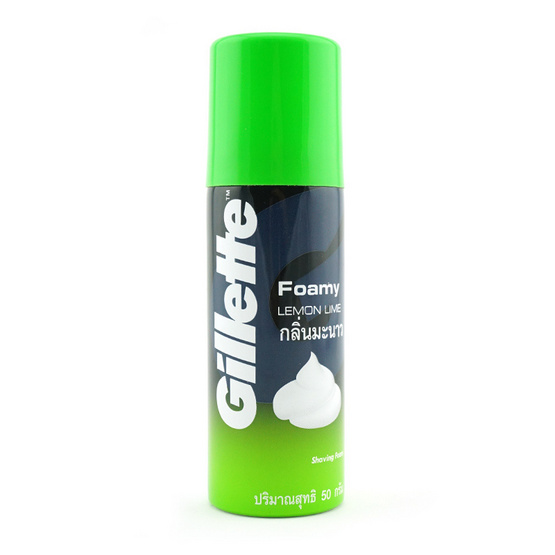 Gillette Foamy Lemon 50g. Gillette Foamy Lemon 50g.