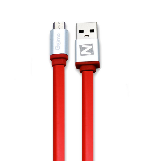 Gizmo Cable Micro สายชาร์จโทรศัพท์ สายแบน รุ่น GU006 1000mm Gizmo Cable Micro สายชาร์จโทรศัพท์ สายแบน รุ่น GU006 1000mm