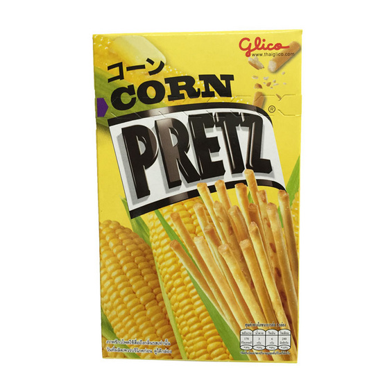 Glico กูลิโกะ เพรทช์ ขนมกรอบแบบแท่ง รสข้าวโพด ขนาด 36 g. (10 ชิ้น) Glico กูลิโกะ เพรทช์ ขนมกรอบแบบแท่ง รสข้าวโพด ขนาด 36 g. (10 ชิ้น)
