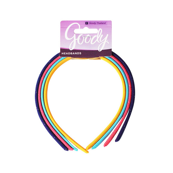Goody ที่คาดผม Girls Value Shoestring Mylar Mixed Headbands 4 ชิ้น คละสี Goody ที่คาดผม Girls Value Shoestring Mylar Mixed Headbands 4 ชิ้น คละสี