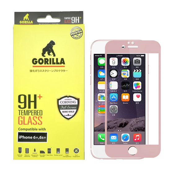 Gorilla Tempered Glass iPhone 6+ Corning Rose Gold Gorilla Tempered Glass iPhone 6+ Corning Rose Gold
