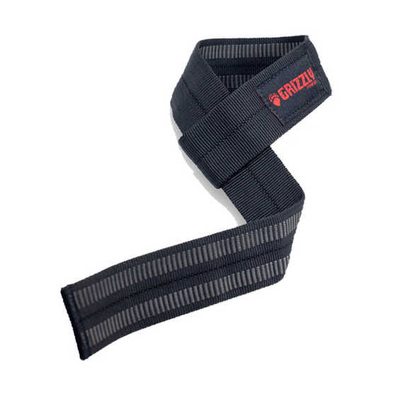 Grizzly Fitness SUPER GRIP LIFTING STRAPS สายรัดข้อมือ ช่วยยกน้ำหนัก ขนาด 1.5 นิ้ว