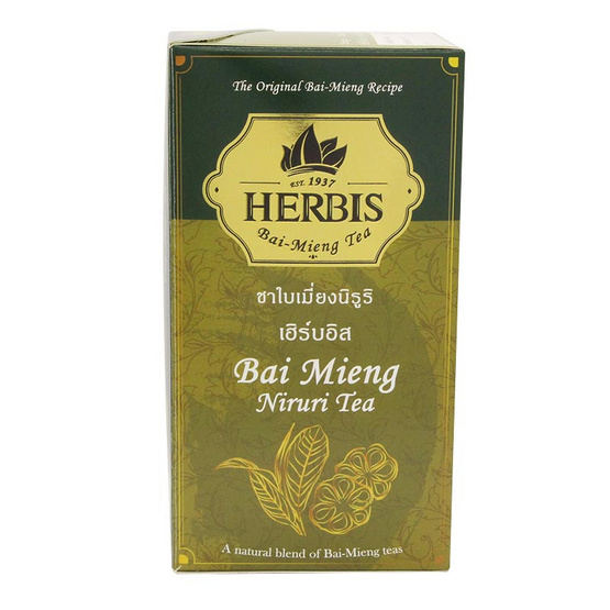 Herbis ชาใบเมี่ยงนิรูริ 30กรัม Herbis ชาใบเมี่ยงนิรูริ 30กรัม