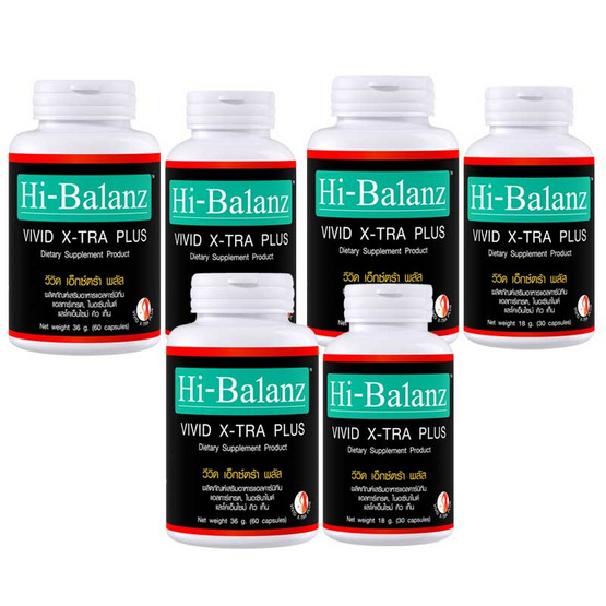 Hi-Balanz Vivid X-TRA Plus L-Carnitine 60 แคปซูล ฟรี 30 แคปซูล แพ็ค 3 Hi-Balanz Vivid X-TRA Plus L-Carnitine 60 แคปซูล ฟรี 30 แคปซูล แพ็ค 3