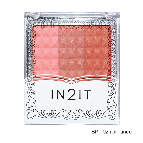 IN2IT Waterproof Triple Blush 8g #BPT02 Romance IN2IT Waterproof Triple Blush 8g #BPT02 Romance