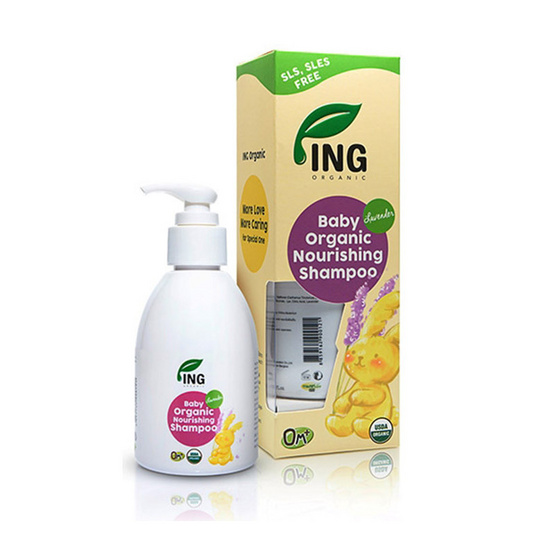 ING ORGANIC เบบี้ นูริชชิ่ง แชมพู กลิ่นลาเวนเดอร์ ขนาด 120 ml. ING ORGANIC เบบี้ นูริชชิ่ง แชมพู กลิ่นลาเวนเดอร์ ขนาด 120 ml.