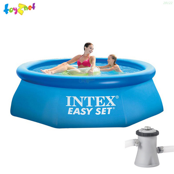 Intex สระอีซี่เซ็ต 10 เครื่องกรองระบบไส้กรอง รุ่น 28122 Intex สระอีซี่เซ็ต 10 เครื่องกรองระบบไส้กรอง รุ่น 28122