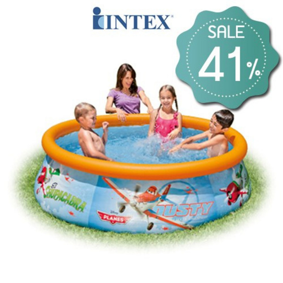 Intex สระ Easy Set 6 ฟุต ลาย Planes รุ่น 28102 Intex สระ Easy Set 6 ฟุต ลาย Planes รุ่น 28102