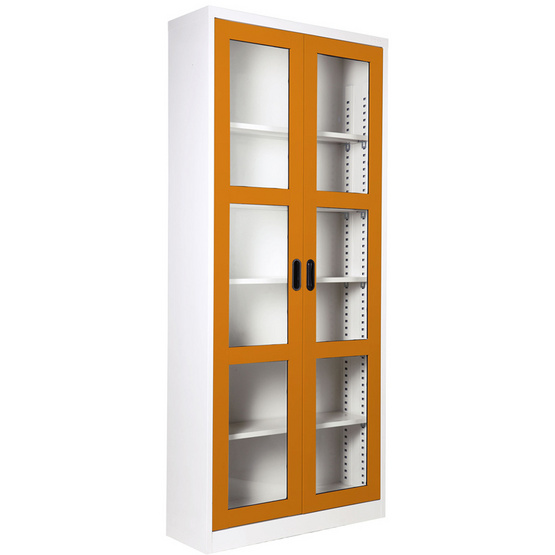 KIOSK-MAX-052 ตู้สูงวางหนังสือ 2 บานเปิดกระจก รุ่น Maxbook OR-Orange KIOSK-MAX-052 ตู้สูงวางหนังสือ 2 บานเปิดกระจก รุ่น Maxbook OR-Orange