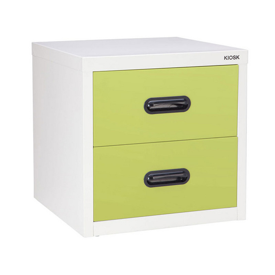 KIOSK-UNI-4 ตู้ 2 ลิ้นชักเล็ก รุ่น Uni-box สี GR-Green KIOSK-UNI-4 ตู้ 2 ลิ้นชักเล็ก รุ่น Uni-box สี GR-Green