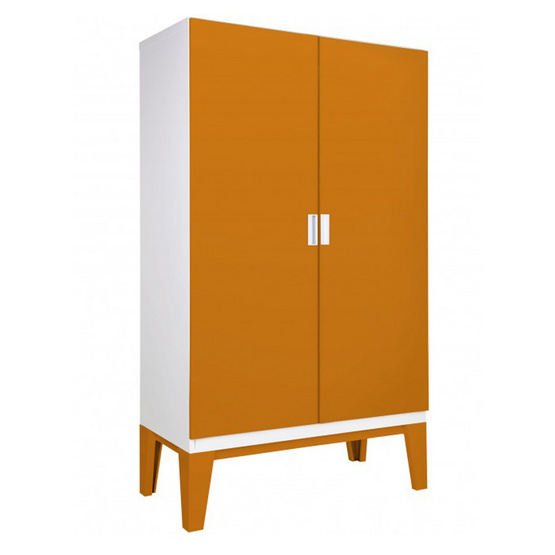 KIOSK-WDC-02 ตู้เสื้อผ้าบานเปิดทึบ รุ่น ROPA OR-Orange KIOSK-WDC-02 ตู้เสื้อผ้าบานเปิดทึบ รุ่น ROPA OR-Orange