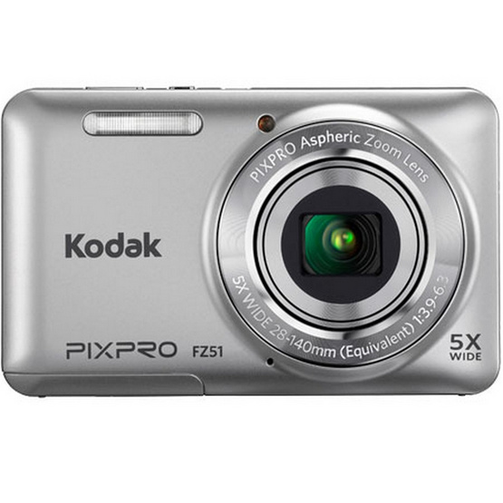 ขาย KODAK กล้องดิจิตอล Pixpro FZ52 Silver Free SD 8GB + Bag มูลค่า 490 บาท