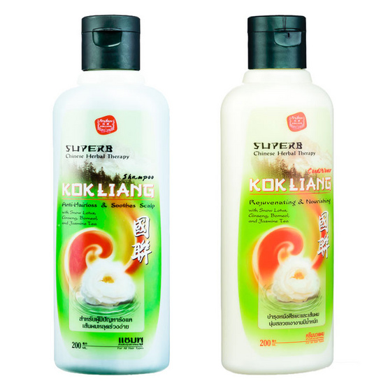 KOKLIANG CHINESE HERBAL SHAMPOO200ML+CONDITIONER200ML KOKLIANG CHINESE HERBAL SHAMPOO200ML+CONDITIONER200ML