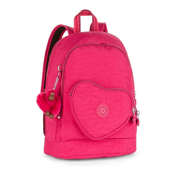 Kipling กระเป๋า Heart Backpack - Cherry Pink Mix Kipling กระเป๋า Heart Backpack - Cherry Pink Mix