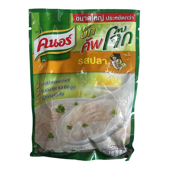 Knorr คนอร์ บิ๊ก คัพโจ๊ก โจ๊กกึ่งสำเร็จรูป รสปลา (ซอง) ขนาด 55 g. (4 ชิ้น) Knorr คนอร์ บิ๊ก คัพโจ๊ก โจ๊กกึ่งสำเร็จรูป รสปลา (ซอง) ขนาด 55 g. (4 ชิ้น)