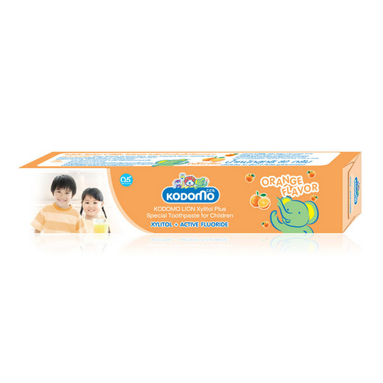 Kodomo ยาสีฟันโคโดโมครีม กลิ่นส้ม Cream Toothpaste (Orange) 80 g แพ็ค 3 Kodomo ยาสีฟันโคโดโมครีม กลิ่นส้ม Cream Toothpaste (Orange) 80 g แพ็ค 3