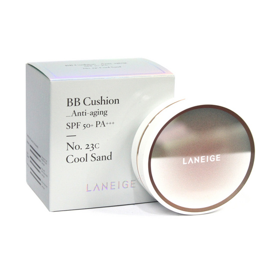 Laneige BB Cushion Anti aging SPF 50+ PA+++ (15gx2) #23C Cool Sand Laneige BB Cushion Anti aging SPF 50+ PA+++ (15gx2) #23C Cool Sand