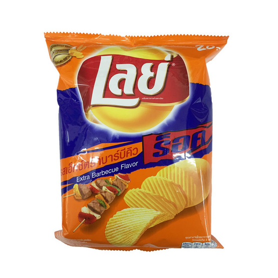 Lays เลย์ ร็อค มันฝรั่งแท้ทอดกรอบ แผ่นหยัก รสเอ็กซ์ตร้าบาร์บีคิว ขนาด 50 g. (48 ชิ้น) Lays เลย์ ร็อค มันฝรั่งแท้ทอดกรอบ แผ่นหยัก รสเอ็กซ์ตร้าบาร์บีคิว ขนาด 50 g. (48 ชิ้น)