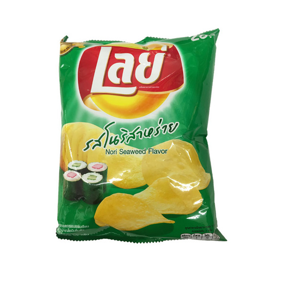 Lays เลย์ คลาสสิค มันฝรั่งแท้ทอดกรอบ แผ่นเรียบ รสโนริสาหร่าย ขนาด 52 g. (48 ชิ้น) Lays เลย์ คลาสสิค มันฝรั่งแท้ทอดกรอบ แผ่นเรียบ รสโนริสาหร่าย ขนาด 52 g. (48 ชิ้น)