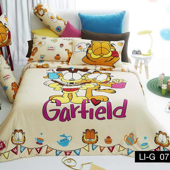 Lotus Impression ผ้าปู รุ่น Garfield LI-G07 Lotus Impression ผ้าปู รุ่น Garfield LI-G07