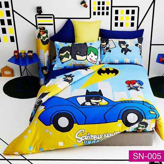 Lotus Impression ผ้านวม+ผ้าปู รุ่น Scribble Nauts LI-SN05 Lotus Impression ผ้านวม+ผ้าปู รุ่น Scribble Nauts LI-SN05