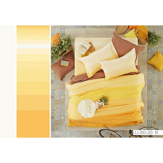Lotus รุ่น Impression ลาย Stripies LI-SD-20B ผ้าปูที่นอน 3.5 ฟุต 3 ชิ้น + ผ้านวม 70x90 Lotus รุ่น Impression ลาย Stripies LI-SD-20B ผ้าปูที่นอน 3.5 ฟุต 3 ชิ้น + ผ้านวม 70x90