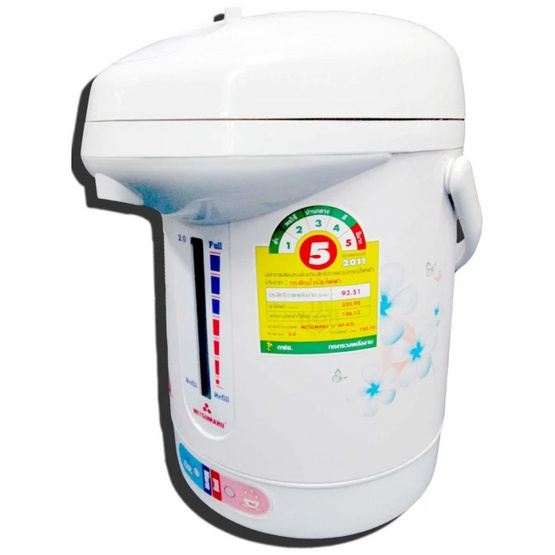 MITSUMARU กระติกน้ำร้อน APK2L 2ลิตร สีขาว MITSUMARU กระติกน้ำร้อน APK2L 2ลิตร สีขาว