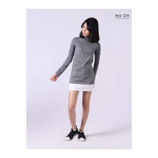 MIX ON เสื้อแขนยาว D-SPT-006 สีgrey