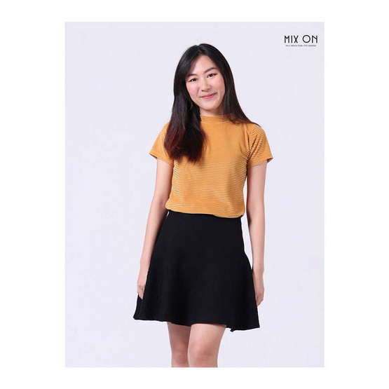 MIX ON เสื้อเบลาซ์ P-TOP-065 สีเหลือง