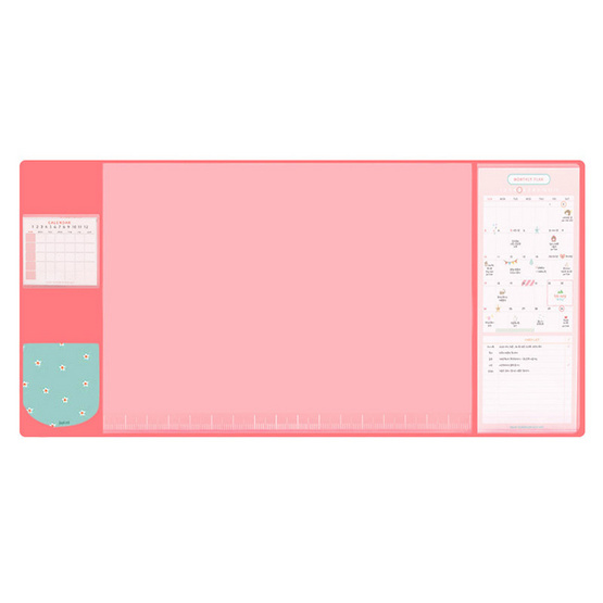 Magicom แผ่นรองจัดระเบียบ MonthlyPlanner แถมฟรี!! ที่พันสายโทรศัพท์ลายน่ารัก (คละสี/คละแบบ) Magicom แผ่นรองจัดระเบียบ MonthlyPlanner แถมฟรี!! ที่พันสายโทรศัพท์ลายน่ารัก (คละสี/คละแบบ)