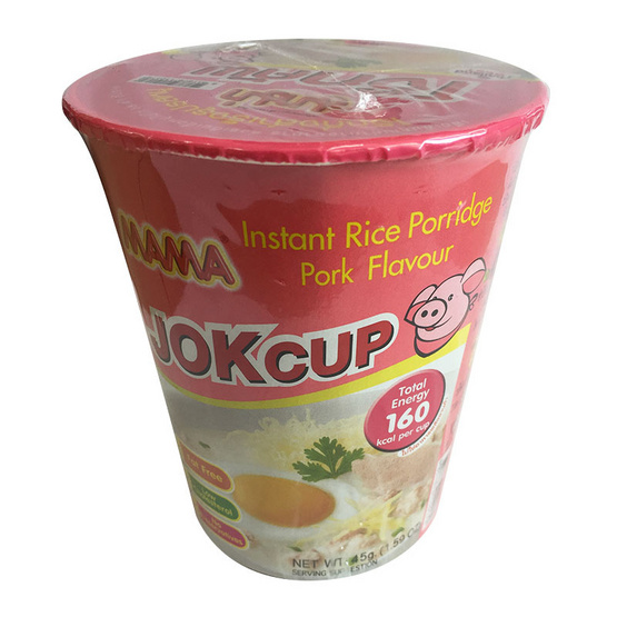 Mama มาม่า โจ๊กคัพ โจ๊กกึ่งสำเร็จรูป รสหมู (ถ้วย) ขนาด 45 g. (6 ชิ้น) Mama มาม่า โจ๊กคัพ โจ๊กกึ่งสำเร็จรูป รสหมู (ถ้วย) ขนาด 45 g. (6 ชิ้น)