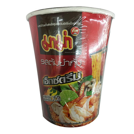 Mama มาม่า คัพ บะหมี่กึ่งสำเร็จรูป รสต้มยำกุ้ง เอ็กซ์ตรีม (ถ้วย) ขนาด 60 g. (6 ชิ้น) Mama มาม่า คัพ บะหมี่กึ่งสำเร็จรูป รสต้มยำกุ้ง เอ็กซ์ตรีม (ถ้วย) ขนาด 60 g. (6 ชิ้น)