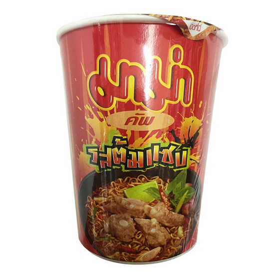 Mama มาม่า คัพ บะหมี่กึ่งสำเร็จรูป รสต้มแซ่บ (ถ้วย) ขนาด 60 g. (6 ชิ้น) Mama มาม่า คัพ บะหมี่กึ่งสำเร็จรูป รสต้มแซ่บ (ถ้วย) ขนาด 60 g. (6 ชิ้น)