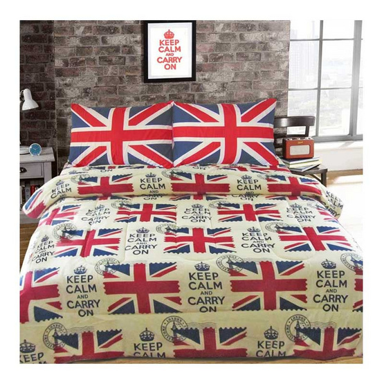 Midori ชุดเครื่องนอน 6 ฟุต 6 ชิ้น_Keep Calm&Carry On Midori ชุดเครื่องนอน 6 ฟุต 6 ชิ้น_Keep Calm&Carry On