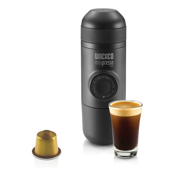 MiniMex เครื่องชงกาแฟเอสเปรสซ่แบบพกพา Minipresso NS สีดำ MiniMex เครื่องชงกาแฟเอสเปรสซ่แบบพกพา Minipresso NS สีดำ
