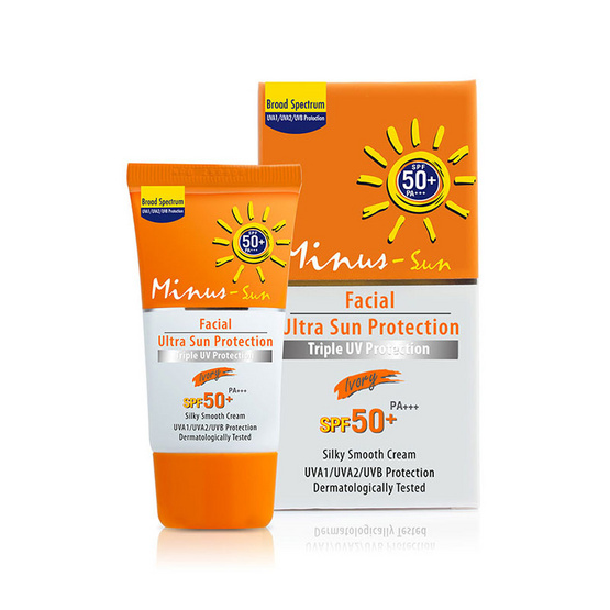 Minus Sun Facial Ultra Sun Protection SPF50+ PA++++15g. #White Minus Sun Facial Ultra Sun Protection SPF50+ PA++++15g. #White
