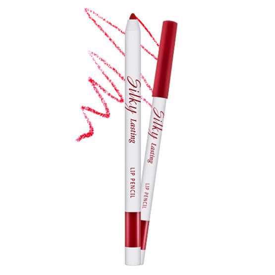Missha Silky Lasting Lip Pencil 0.25g. #RD01 Ruby Cherry Missha Silky Lasting Lip Pencil 0.25g. #RD01 Ruby Cherry