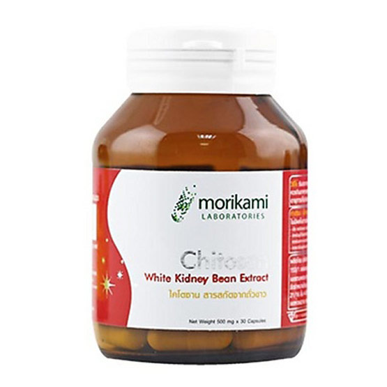 Morikami ซื้อ 2 แถม 1 Chitosan ไคโตซาน สารสกัดจากถั่วขาว 30 แคปซูล Morikami ซื้อ 2 แถม 1 Chitosan ไคโตซาน สารสกัดจากถั่วขาว 30 แคปซูล