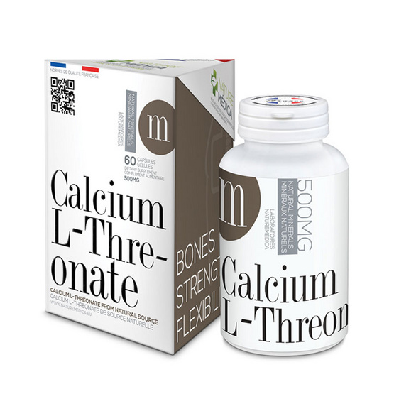 Naturemedica Calcium L-Threonate แคลเซียม แอล-ทรีโอเนต บรรจุ 60 แคปซูล Naturemedica Calcium L-Threonate แคลเซียม แอล-ทรีโอเนต บรรจุ 60 แคปซูล