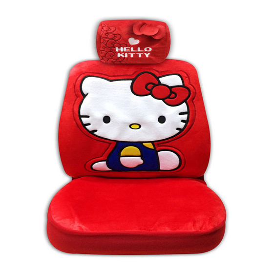 Next Products หุ้มเบาะเต็มตัวพร้อมหุ้มหัวเบาะ I' m hello Kitty สีแดง Next Products หุ้มเบาะเต็มตัวพร้อมหุ้มหัวเบาะ I' m hello Kitty สีแดง