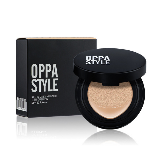 Oppa Style All In One Skin Care Men Cushion SPF50 PA+++ 15g. #01 Fair Skin Oppa Style All In One Skin Care Men Cushion SPF50 PA+++ 15g. #01 Fair Skin