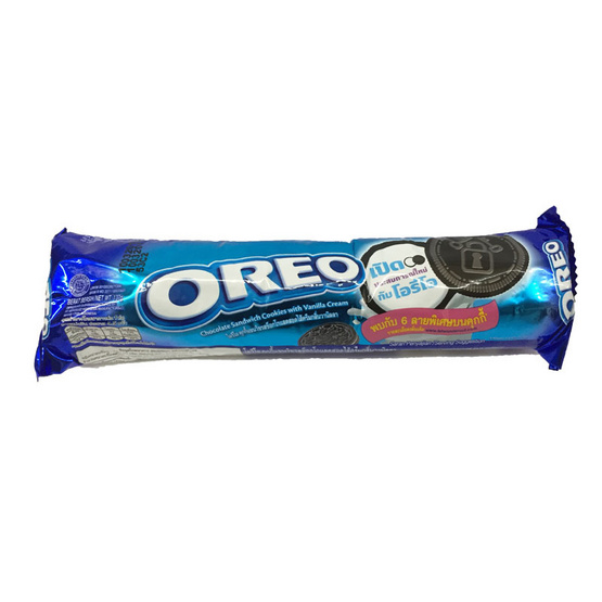 Oreo โอริโอ คุกกี้แซนวิชรสช็อกโกแลต สอดไส้ครีมวานิลลา ขนาด 137 g. (6 ชิ้น) Oreo โอริโอ คุกกี้แซนวิชรสช็อกโกแลต สอดไส้ครีมวานิลลา ขนาด 137 g. (6 ชิ้น)