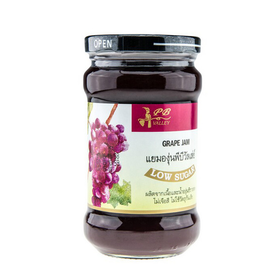 PB Valley by PBBC แยมองุ่น 320 กรัม PB Valley by PBBC แยมองุ่น 320 กรัม