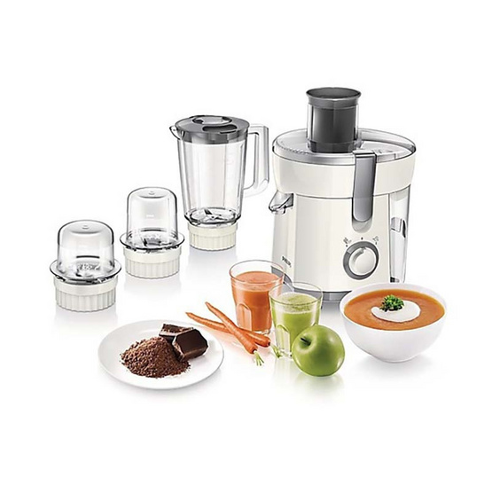 Philips เครื่องเตรียมอาหาร 5 in 1 รุ่น HR1847/00 Philips เครื่องเตรียมอาหาร 5 in 1 รุ่น HR1847/00